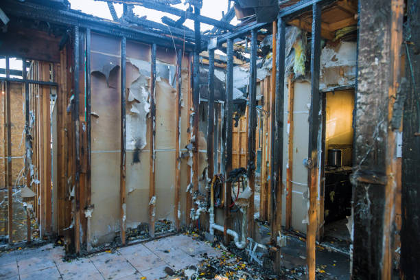 Professional Fire Damage Cleanup technician working in Savage, MN